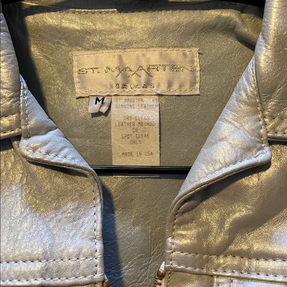 ST MAAETEN VINTAGE GENUINE LEATHER STUDDED VEST - Picture 6 of 6